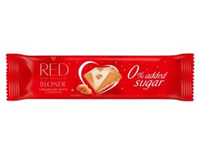 Red delight bílá karamelizovaná čokoládová tyčinka 26g
