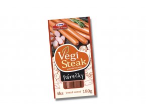 VegiSteak párečky 4ks - VEGAN - VETO 180g