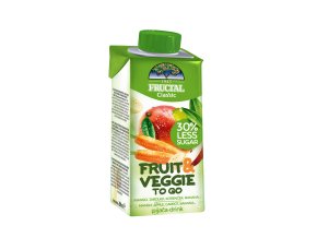 FRUIT & VEGGIE z manga, jablek, mrkve, banánů a bílých hroznů - Fructal 200ml