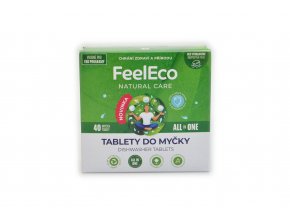 Tablety do myčky - 40 mycích tablet - Feel Eco 560g