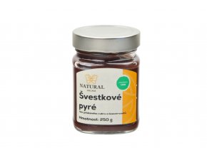 Pyré švestkové - bez přidaného cukru a konzervantů - Natural 250g