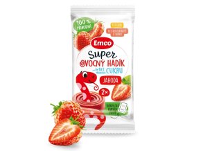 Emco super ovocný hadík jahoda