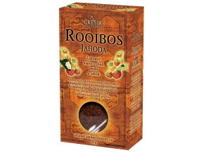 Grešík Rooibos Jahoda bylinný sypaný čaj 70g