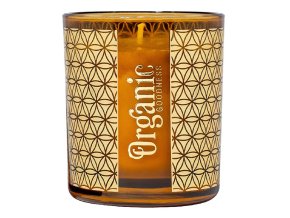 Organic Organická vykuřovací svíčka 200g ve skle se zlatou fólií