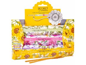 ARÔME Sada vonných tyčinek Secret garden - 4 vůně x 14 tyčinek