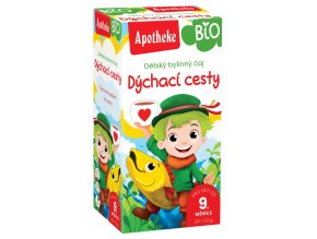 Apotheke Bylinář Dětský čaj dýchací cesty BIO, 20 sáčků