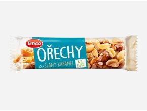 Emco Tyčinka Ořechy a slaný karamel 35g