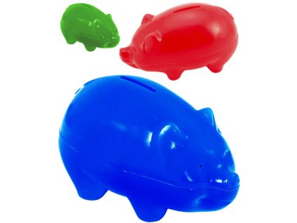 Směr SMĚR Pokladnička dětská kasička prasátko různé barvy plast