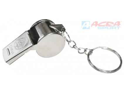 Acra ACRA Píšťalka kovová střední 4,5cm sportovní s kuličkou