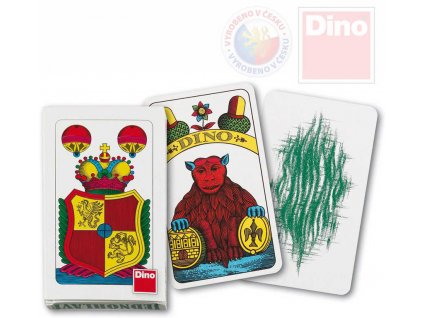 Dino DINO HRA Karty hrací jednohlavé Mariáš *SPOLEČENSKÉ HRY*