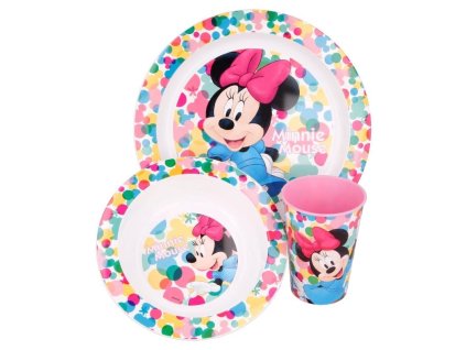 3 - DÍLNÝ PLASTOVÝ SET MINNIE