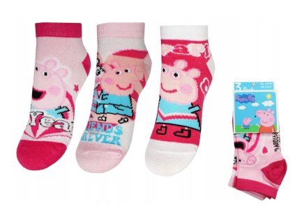 SADA 3 KS PONOŽKY PEPPA PIG