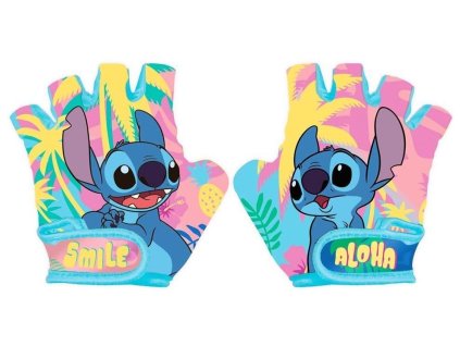 CYKLISTICKÉ RUKAVICE LILO A STITCH