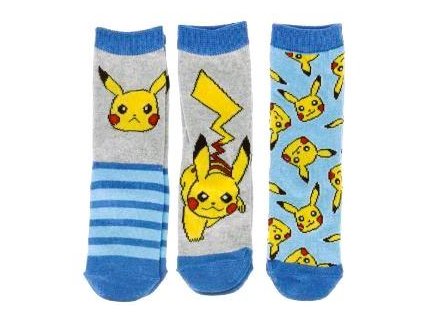 SADA 3 KS PONOŽKY POKÉMON