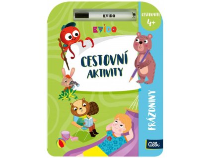 Albi ALBI Kvído Cestovní aktivity Prázdniny tématický sešit s mazatelným fixem
