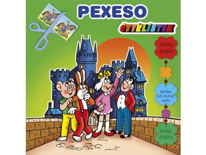 Akim AKIM Hra Pexeso Čtyřlístek maxi kartičky *SPOLEČENSKÉ HRY*