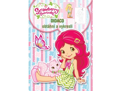 Akim AKIM Omalovánky Obtáhni a vykresli Jahůdka (Strawberry Shortcake)