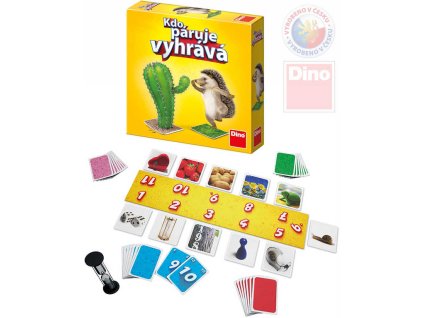 Dino DINO Hra Kdo páruje vyhrává *SPOLEČENSKÉ HRY*