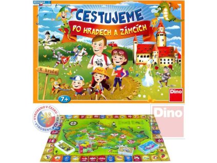 Dino DINO Hra Cestujeme po hradech a zámcích *SPOLEČENSKÉ HRY *