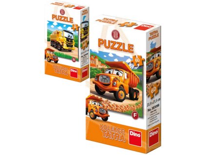 Dino DINO Puzzle 60 dílků TATRA Auta skládačka 24x22cm 6 druhů