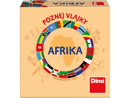 Dino DINO Hra Poznej vlajky Afrika karetní *SPOLEČENSKÉ HRY*