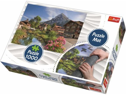 Trefl TREFL PUZZLE Alpy foto 68x48cm 1000 dílků skládačka s rolovací podložkou