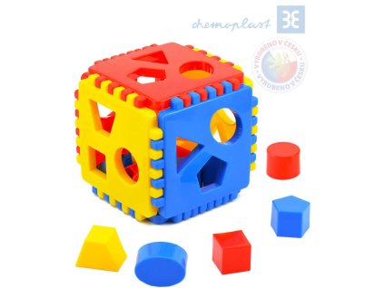 Chemoplast CHEMOPLAST Kostka Baby MIMI na vkládání tvarů (podobná jako vkládačka Nina)