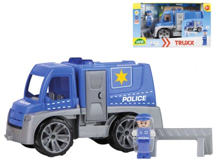 Lena LENA Truxx Baby auto funkční policie 29cm set s figurkou plast v krabici