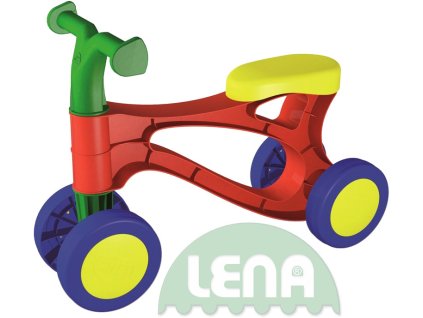 Lena LENA Odrážedlo Rolocykl červený 49cm odstrkovadlo plastové