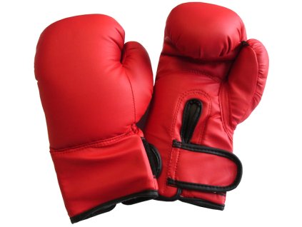 Acra ACRA Rukavice boxerské kožené vel. XL 14uncí set 1 pár červené