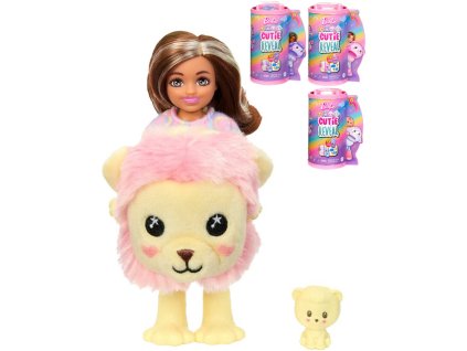 Mattel MATTEL BRB Barbie Cutie Reveal Chelsea panenka zvířátko pastelová 4 druhy