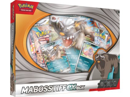 ADC Pokémon TCG: Mabosstiff ex Box set 4x booster s doplňky