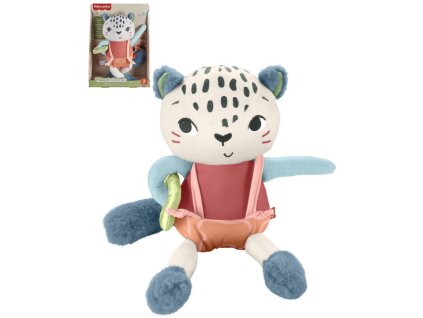 Fisher Price FISHER PRICE Baby sněžný leopard zvířátko s aktivitami Eko pro miminko