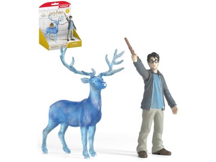 Schleich SCHLEICH Harry Potter set figurka Harry Potter + Patron plast