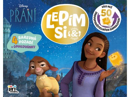Jiri Models JIRI MODELS Lepím si znovu Disney Přání zábava se samolepkami