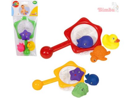 Simba SIMBA Síťka do vody set se 3 zvířátky v sáčku 23 cm PLAST