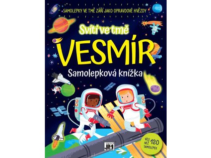 Jiri Models JIRI MODELS Knížka samolepková Vesmír svítí ve tmě