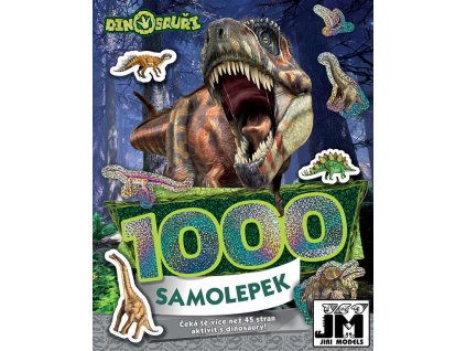 Jiri Models JIRI MODELS 1000 samolepek s aktivitami Dinosauři