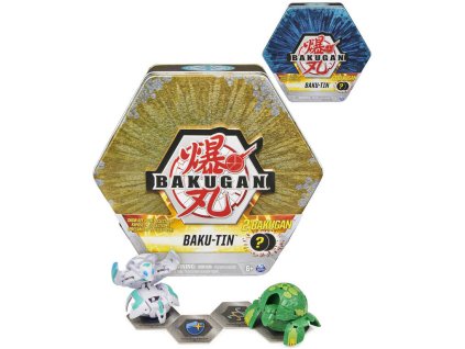 Spin Master SPIN MASTER Plechový box s exkluzivním Bakuganem s3 s doplňky 2 druhy