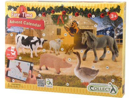 Mac Toys MAC TOYS Kalendář adventní farma a koně interaktivní 40x30cm