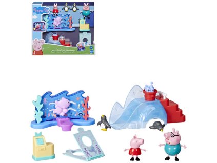 Hasbro HASBRO Dobrodružství v akváriu Peppa Pig herní set 2 figurky s doplňky