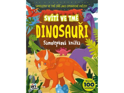 Jiri Models JIRI MODELS Samolepková knížka dinosauři svítí ve tmě fosforeskuje