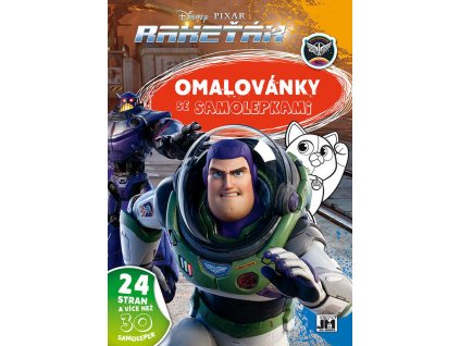 Jiri Models JIRI MODELS Omalovánky A4 se samolepkami  Rakeťák