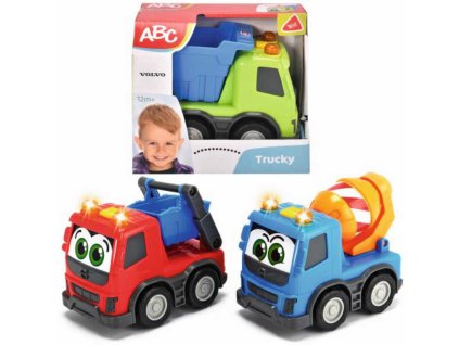 Dickie DICKIE ABC Baby pracovní auto Volvo 13cm s očima na baterie Světlo Zvuk 3 druhy