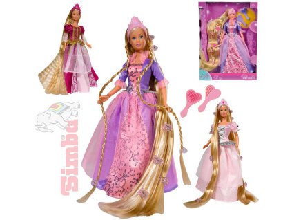 Simba SIMBA Panenka princezna Steffi Rapunzel 30cm set s doplňky 3 druhy
