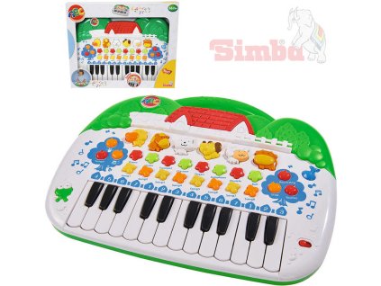 Simba SIMBA Pianko dětské se zvířátky s funkcemi na baterie plast Zvuk
