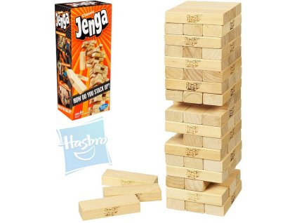 Hasbro HASBRO HRA Jenga set 54 dílků v krabičce Dřevo *SPOLEČENSKÉ HRY*