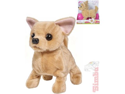 Simba SIMBA CHI CHI LOVE Pejsek čivava štěňátko chodí štěká na baterie na kabel Zvuk