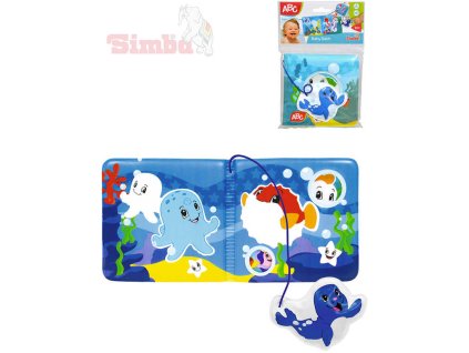 Simba SIMBA Baby knížka magická do vany s přívěskem mořská zvířátka do vody