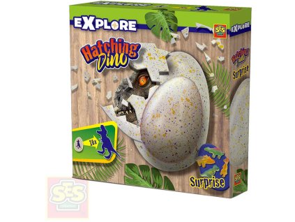 SES Creative SES CREATIVE Líhnutí dinosaura ve vodě herní set dinosauří vejce s překvapením